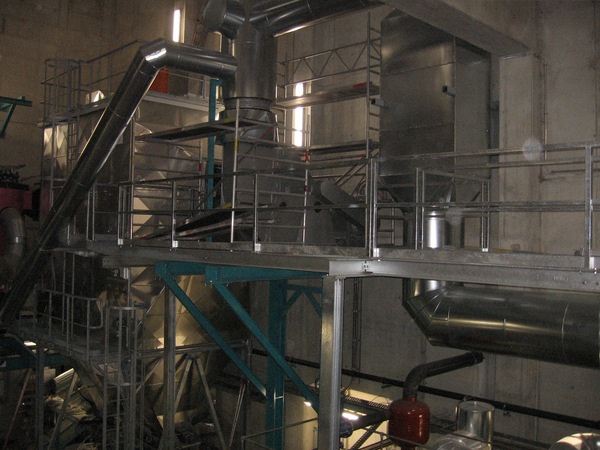 Stahlkonstruktionen im Biomasseheizkraftwerk in Kaufering
